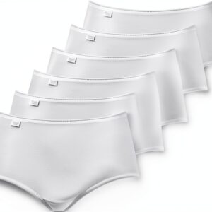 Damen Midi Slips Baumwolle Lycra 3er Pack Komfort-0