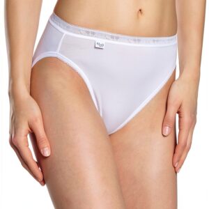 Sloggi Damen Slips Baumwolle LYCRA 2er Pack Weiß-0